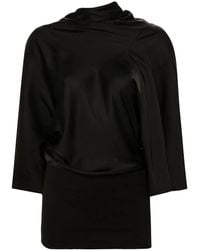 Rick Owens - Cylinder Satin Blouse - Lyst