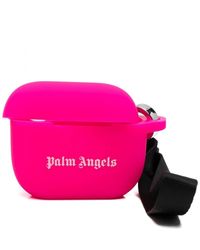 Palm Angels - Logo-print Airpods Case - Lyst
