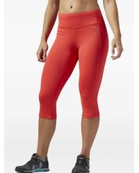 Reebok - Workout Ready Cropped Leggings - Lyst