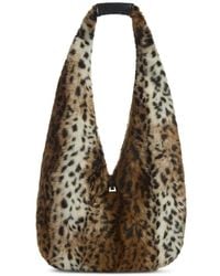 Apparis - Sac Porté Épaule Maxi Colette À Imprimé Léopard - Lyst