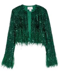 Pamella Roland - Veste Crop À Ornements - Lyst
