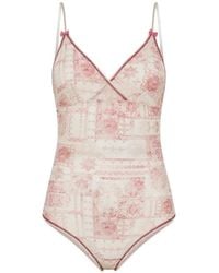 Momoní - Tore Printed Bodysuit - Lyst