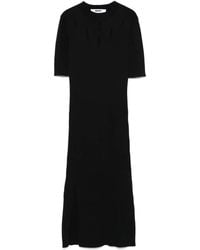 DKNY - Geribbelde Midi-Jurk - Lyst