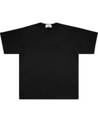 Supreme - X Stone Island Embroidered-Logo T-Shirt - Lyst