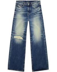 DIESEL - D-Rise 09J95 Straight Jeans - Lyst