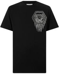 Philipp Plein - Round Neck T-Shirt Space Hexagon - Lyst