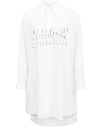 MM6 by Maison Margiela - Cotton Mini Dress For - Lyst