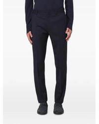 PT Torino - Pressed-Crease Slim-Fit Tailored Trousers - Lyst