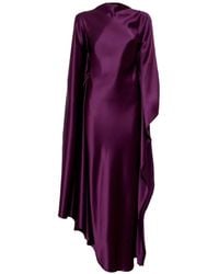 Acler - Jarvis Draped-Sleeve Maxi Dress - Lyst