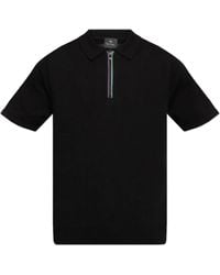 Paul Smith - Stripe-Detailing Polo Shirt - Lyst