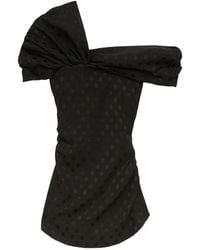 Isabel Marant - Esen Polka-Dot Draped Top - Lyst