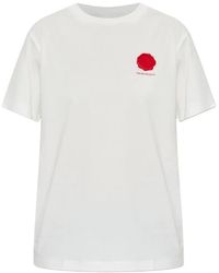 Emporio Armani - Mercerized Jersey T-Shirt Valentine's Day Capsule - Lyst