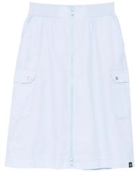 SPORT b. by agnès b. - Checked Front Zip Pocket Skirt - Lyst