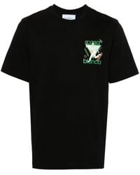 Casablanca - Le Jeu T-Shirt aus Bio-Baumwolle - Lyst