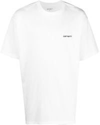 Carhartt - T-Shirt mit Logo-Print - Lyst