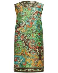 ALÉMAIS - Charlotte Paisley-Print Mini Dress - Lyst