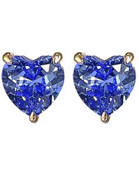 Anabela Chan - 18Kt Vermeil Mini Sapphire Stud Earrings - Lyst