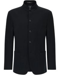 BOGGI - Blazer Con Colletto Alla Coreana - Lyst