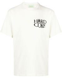 Aries - T-Shirt mit Palmen-Print - Lyst