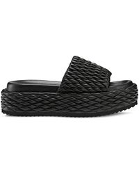 Bogner - Sorrento Quilted Flatform Slides - Lyst