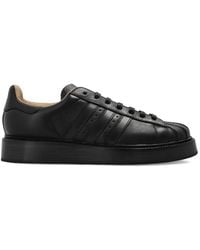 adidas Superstar Xlg Suede Leather Sneakers in Black | Lyst