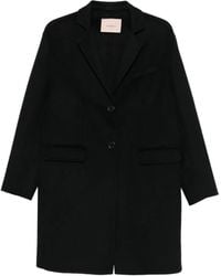 Twinset - Single-Breasted Coat - Lyst