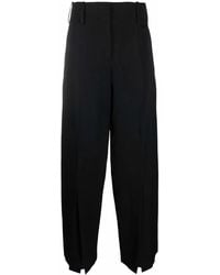 JW Anderson - Split-Hem Wide-Leg Trousers - Lyst