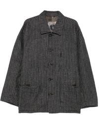 Ziggy Chen - Veste Boutonnée À Fini Texturé - Lyst