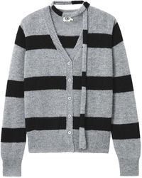 B+ AB - Cárdigan A Rayas - Lyst