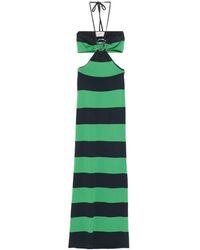 Coperni - Knitted Striped Midi Dress - Lyst