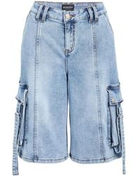 retroféte - Denim Cargo Shorts - Lyst