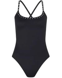 Let's Swim - Studded Swimsuit - Lyst
