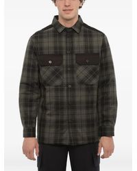 Neil Barrett - Padded Checked Shirt Jacket - Lyst