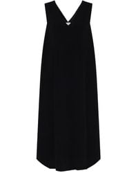 Sportmax - V-Neck Sleeveless Dress - Lyst