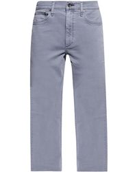 Rag & Bone - Mid-Rise Straight-Leg Jeans - Lyst