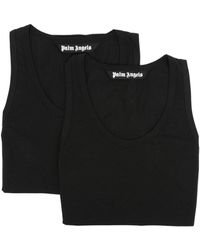 Palm Angels - Cotton Tank Top (pack Of Two) - Lyst