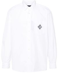 Ralph Lauren Purple Label - Logo-print Cotton Shirt - Lyst
