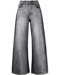 JNBY - Jeans a gamba ampia con inserti - Lyst