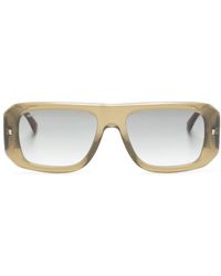 DSquared² - Logo-print Pilot-frame Sunglasses - Lyst