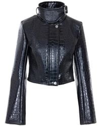 Sportmax - Printed Cropped Jacket - Lyst