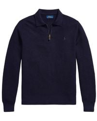 Polo Ralph Lauren - Washable Wool Polo-Collar Jumper - Lyst
