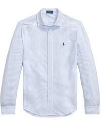 Polo Ralph Lauren - Striped Stretch Knit Oxford Shirt - Lyst
