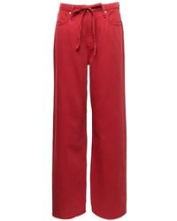 Rag & Bone - Phoebe Tie-Fastening Wide-Leg Jeans - Lyst