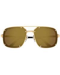 Cartier - Pilot-Frame Sunglasses - Lyst