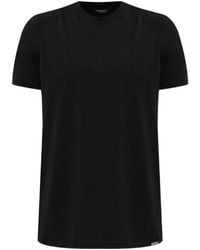 DSquared² - Logo-Print V-Neck T-Shirt - Lyst