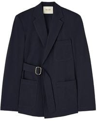 RETORI - Belted Denim-Effect Jacket - Lyst