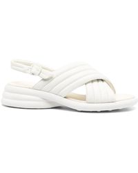 Camper - Spiro Padded Leather Sandals - Lyst