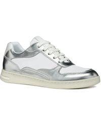 Geox - Debossed-Logo Sneakers - Lyst