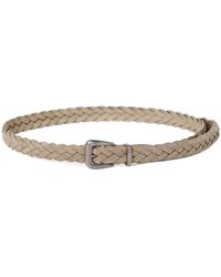 Brunello Cucinelli - Braided Leather Belt - Lyst