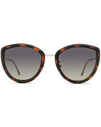 Longines - Butterfly-Frame Sunglasses - Lyst